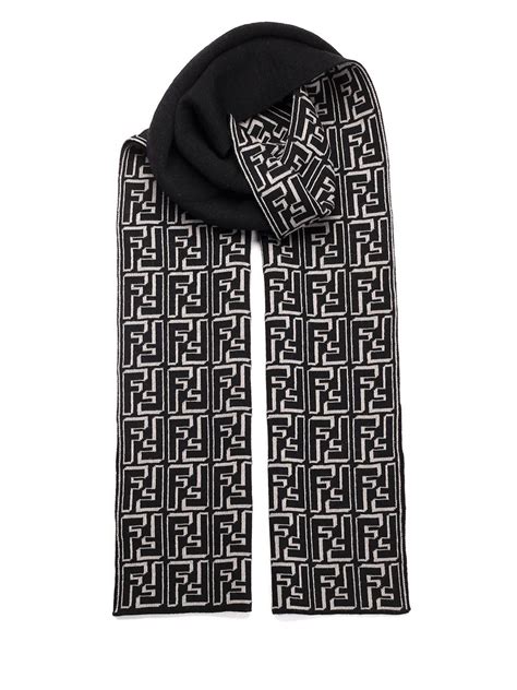 fendi ff logo scarf